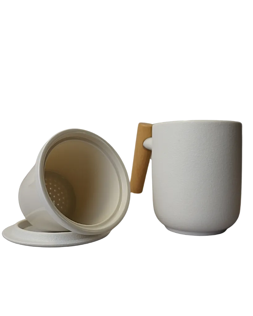 1022 Bamboo Infuser cup - Hvit 2.webp